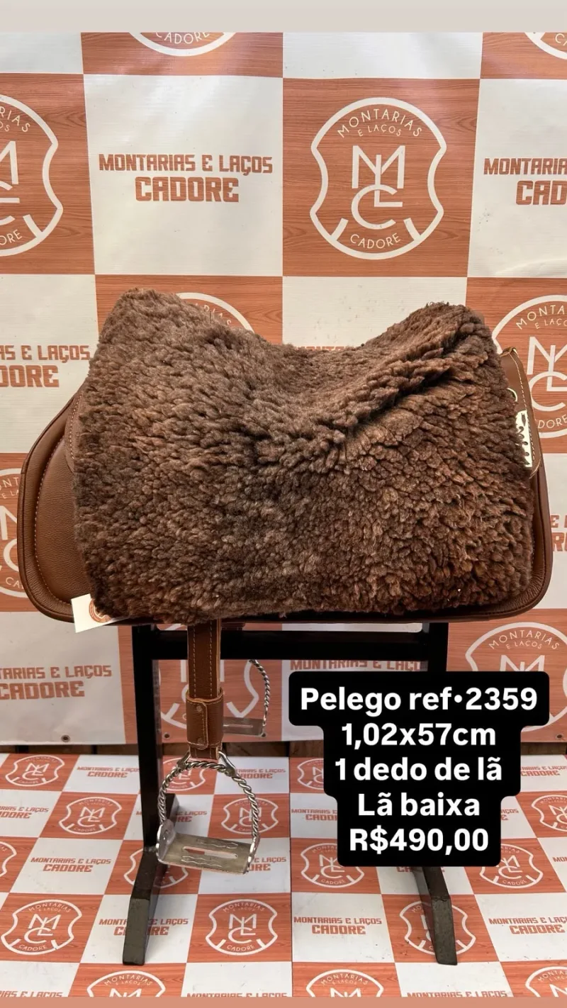 Pelego de Lã para cavalo