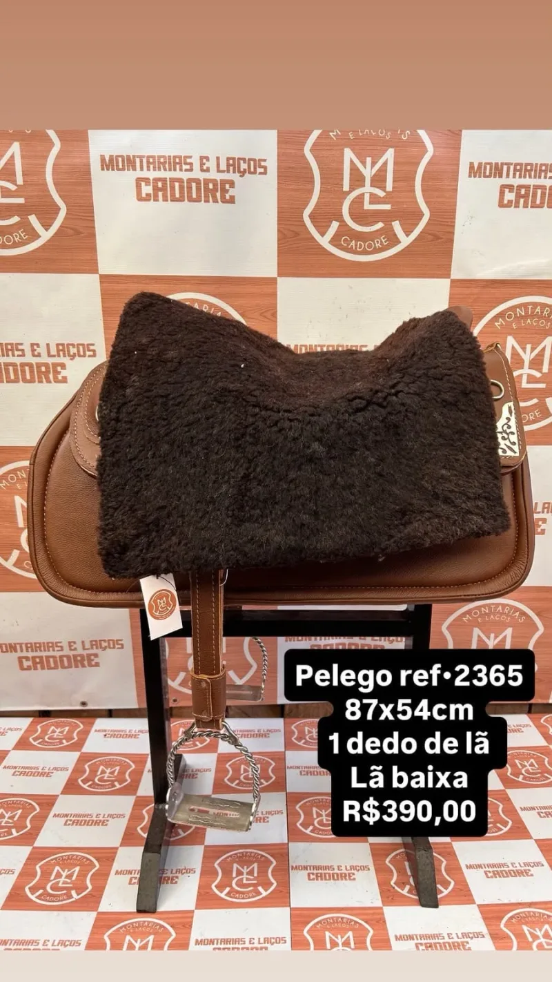 Pelego de Lã para cavalo