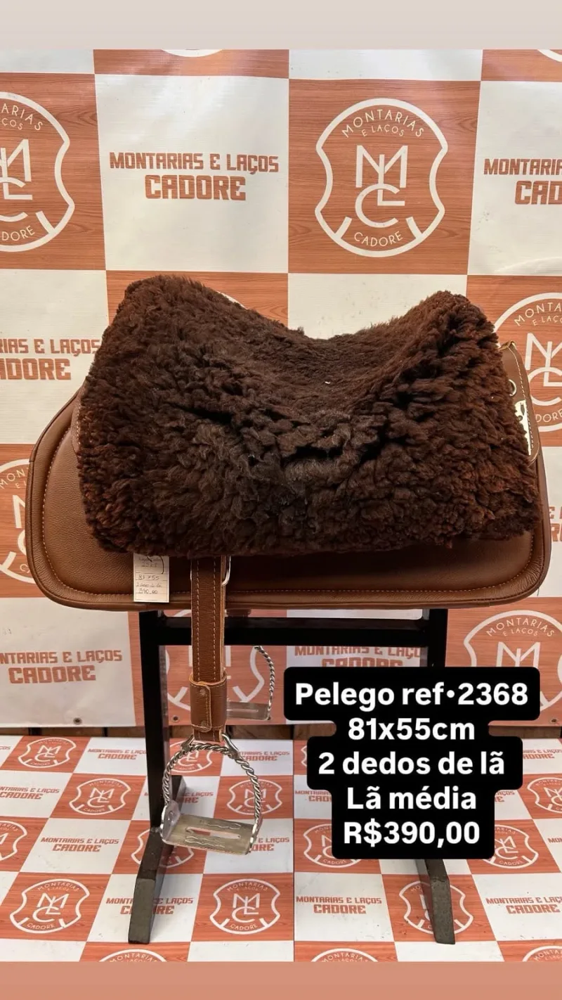 Pelego de Lã para cavalo