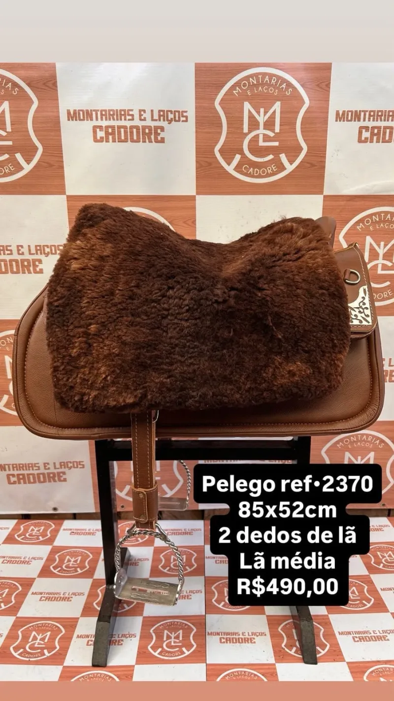 Pelego de Lã para cavalo