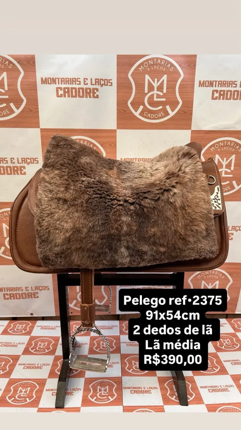 Pelego de Lã para cavalo