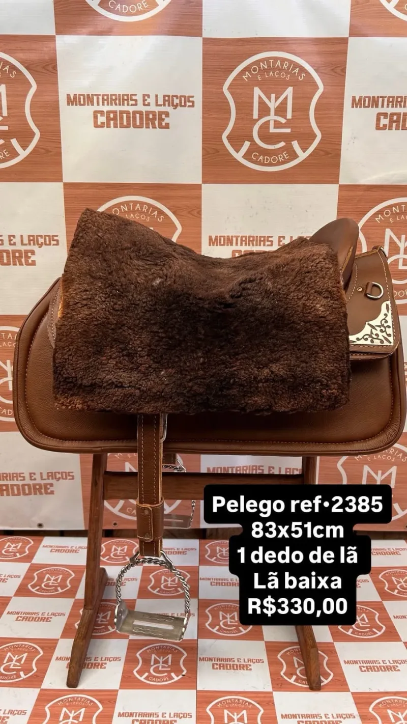 Pelego de Lã para cavalo