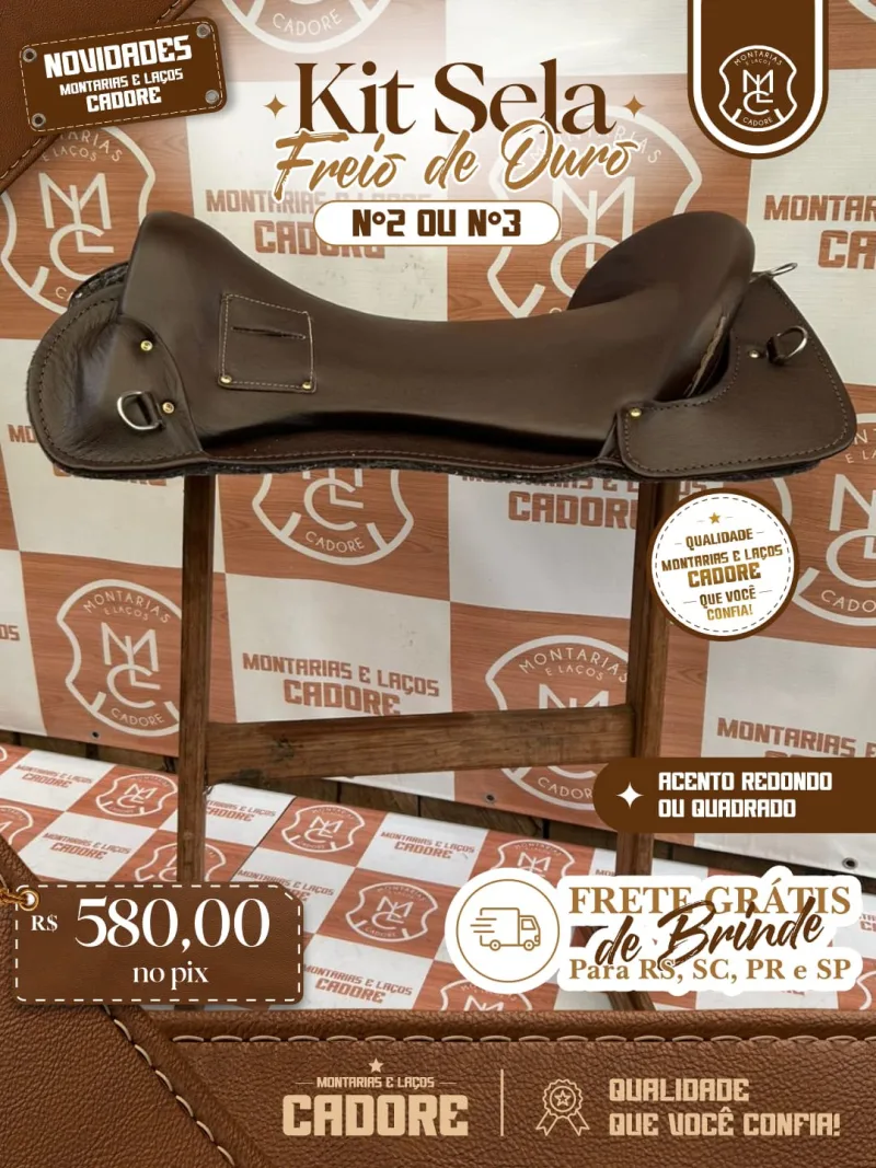Sela Freio de Ouro em Promoção