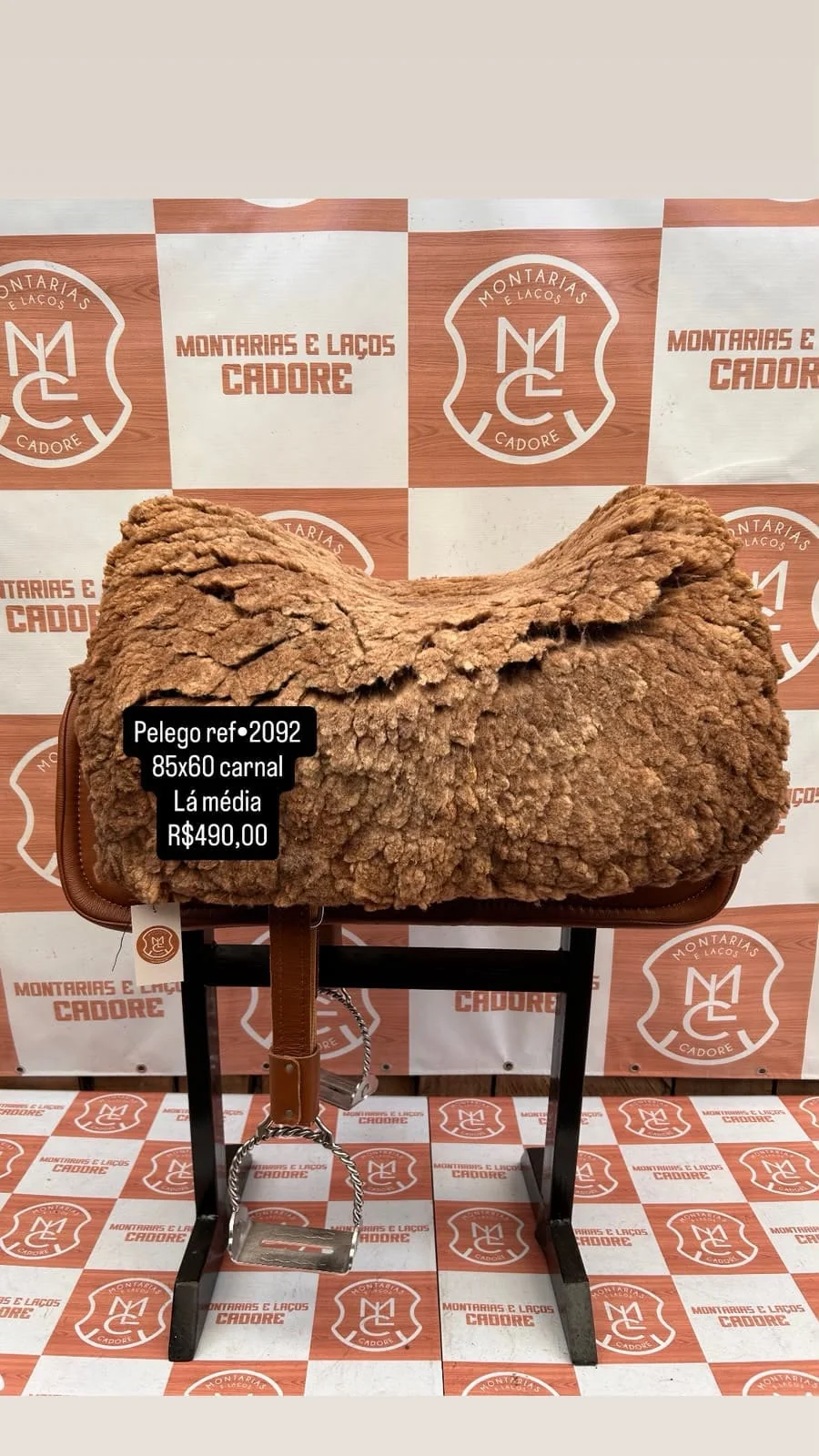 Pelego de Lã para cavalo