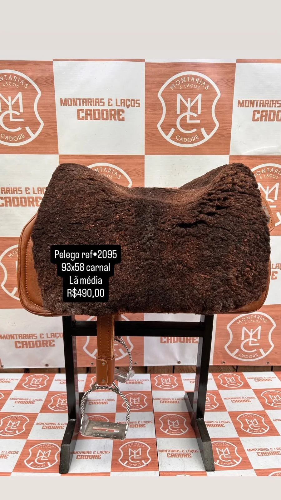 Pelego de Lã para cavalo