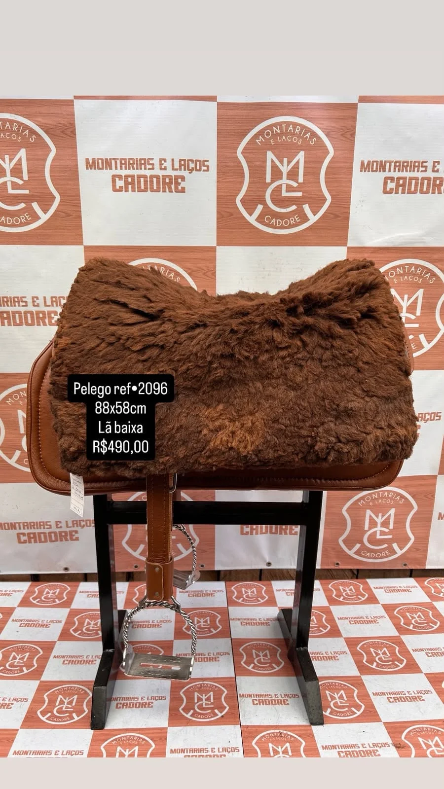 Pelego de Lã para cavalo