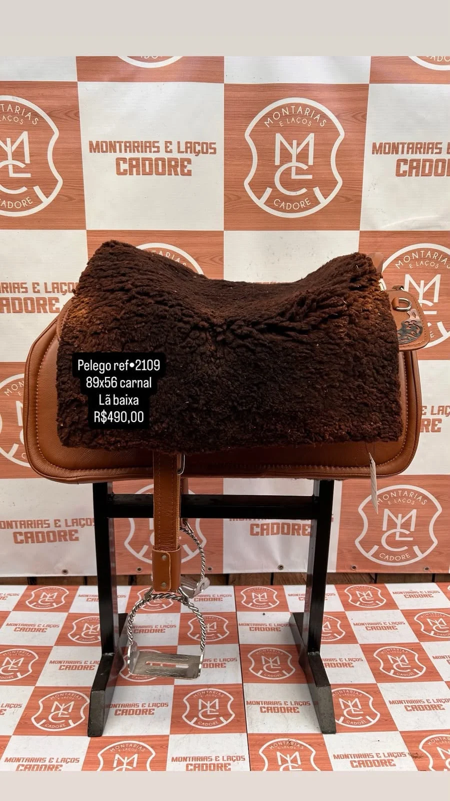 Pelego de Lã para cavalo