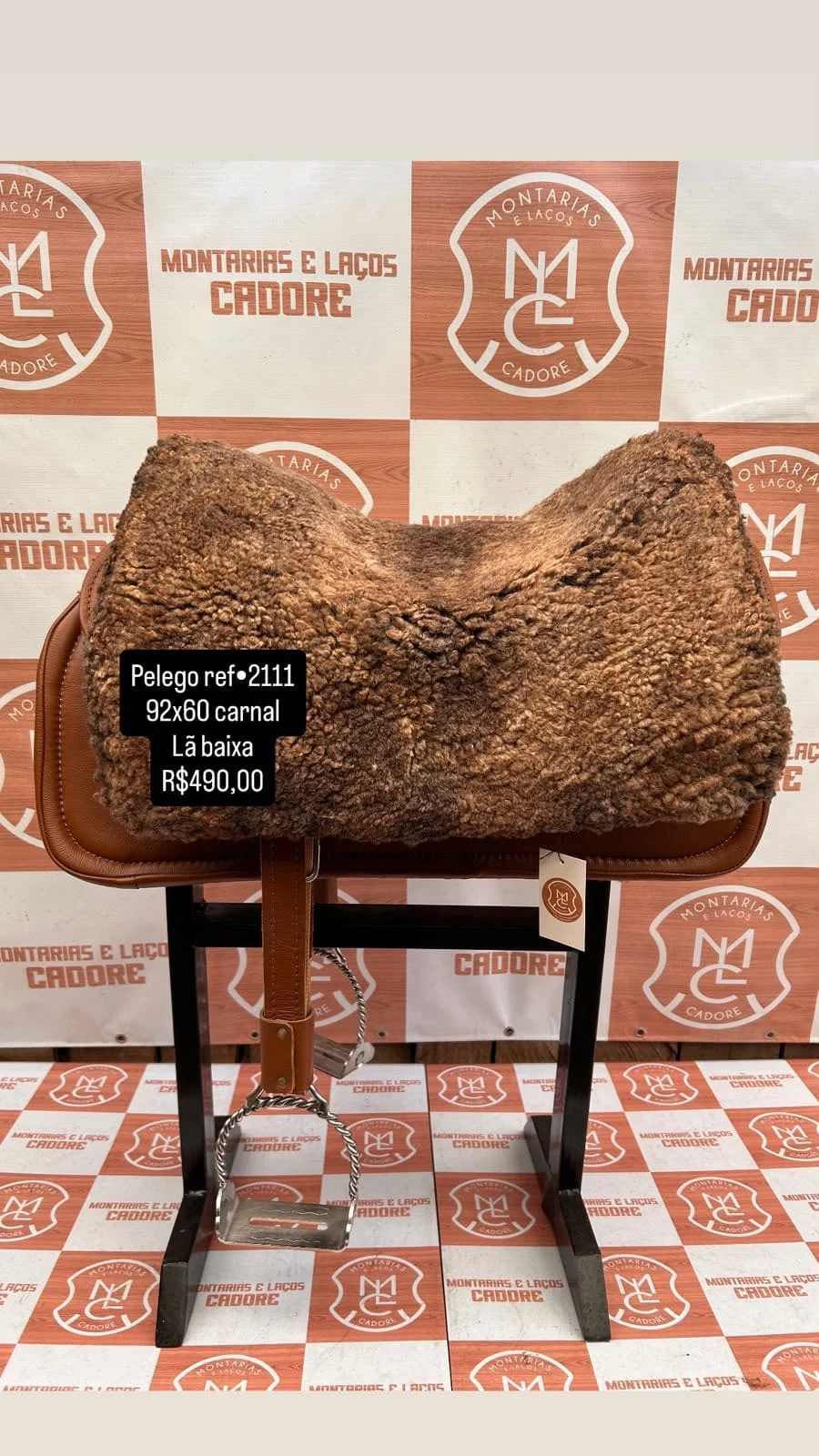 Pelego de Lã para cavalo