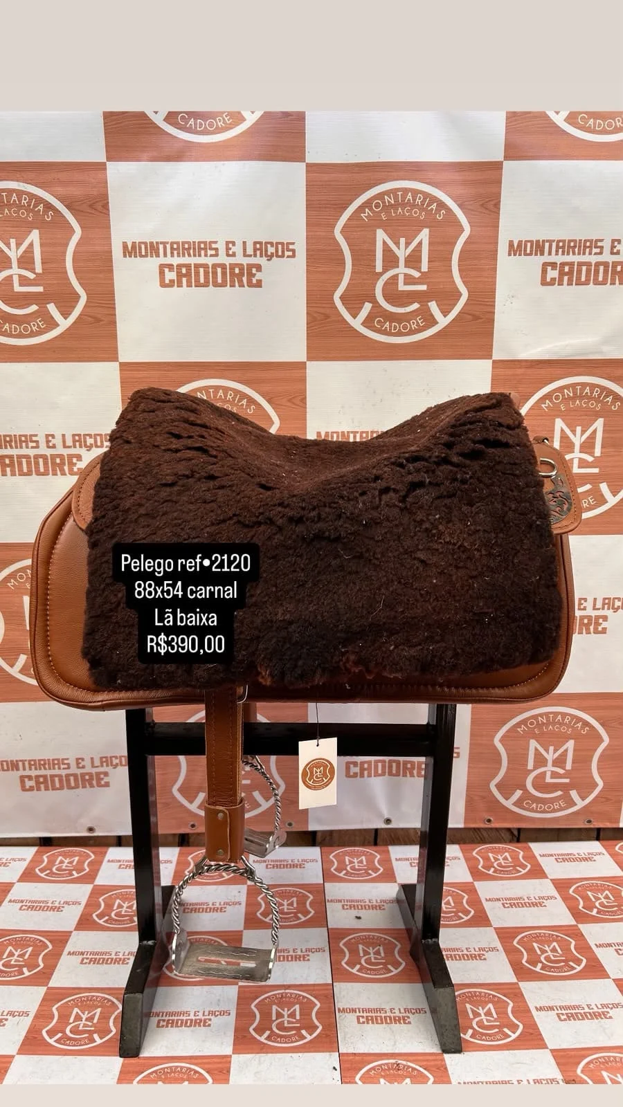 Pelego de Lã para cavalo