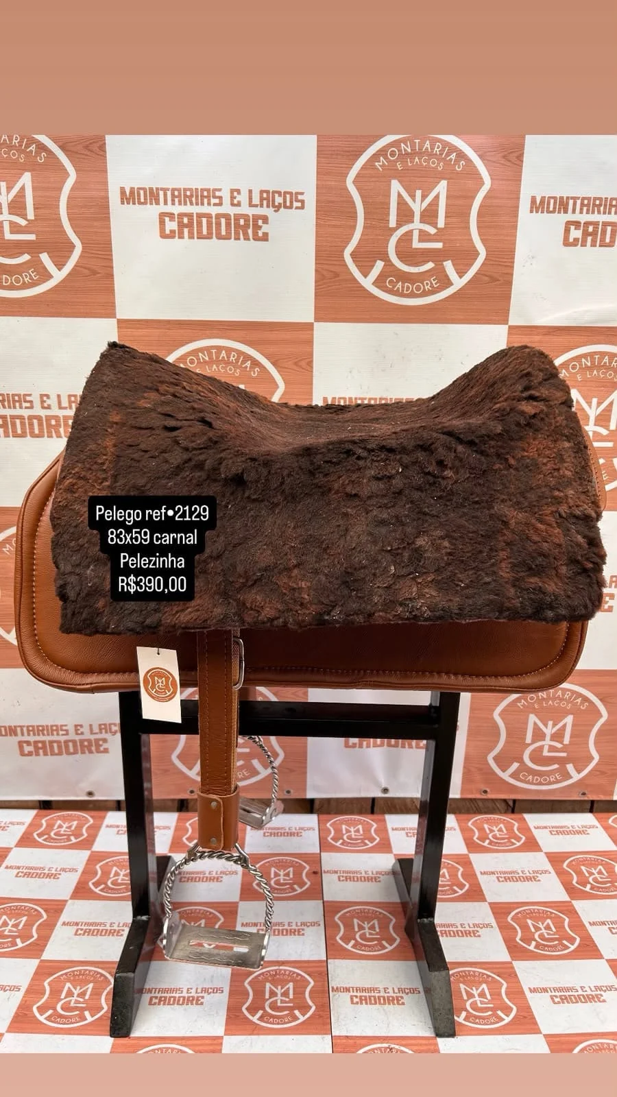 Pelego de Lã para cavalo