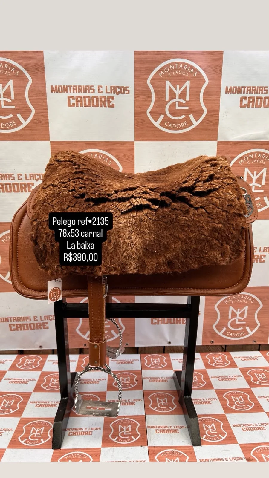 Pelego de Lã para cavalo