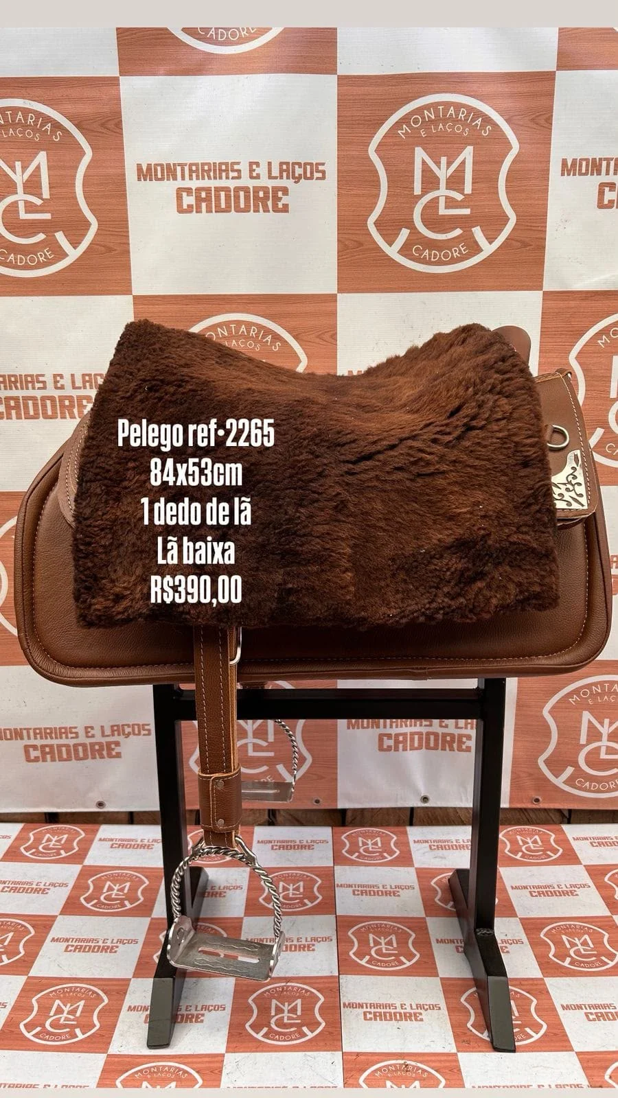 Pelego de Lã para cavalo