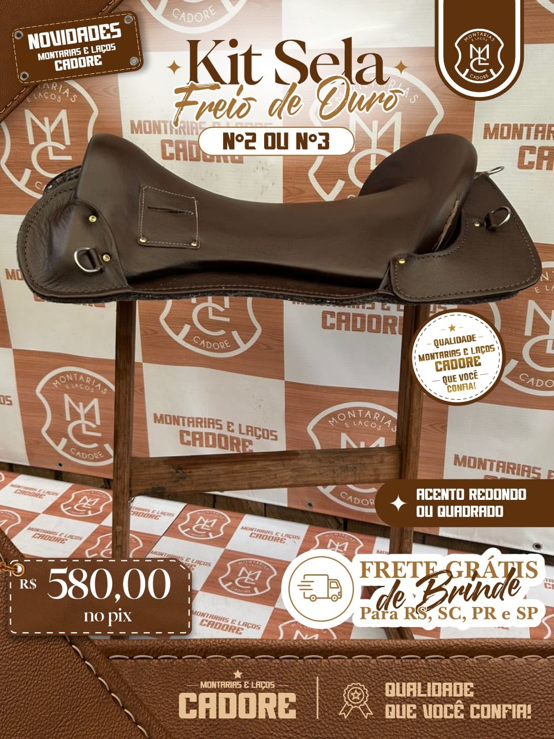 Sela Freio de Ouro em Promoção